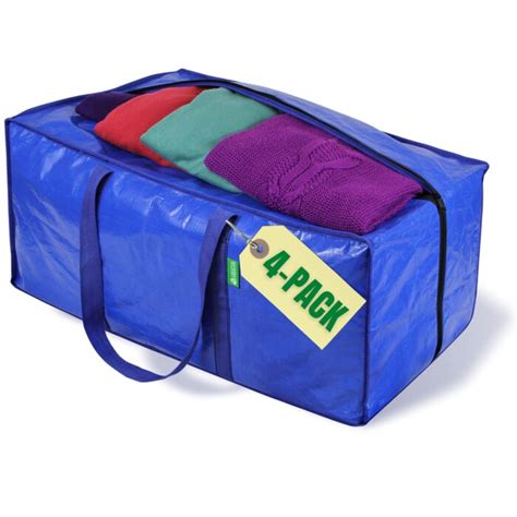 Rebrilliant Jumbo Heavy Duty Moving Bags Clothing Storage Bags With