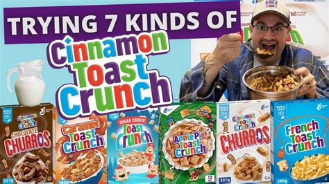 Trying Every Cinnamon Toast Crunch Cereal E32 YouTube