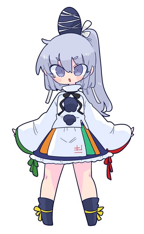 Op Na Yarou Mononobe No Futo Touhou Black Neckwear Highres 1girl Bangs Blue Footwear