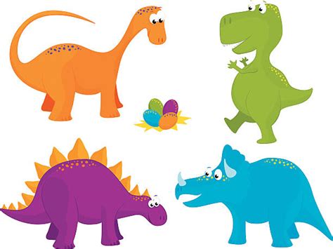 Best Purple Dinosaur Illustrations Royalty Free Vector