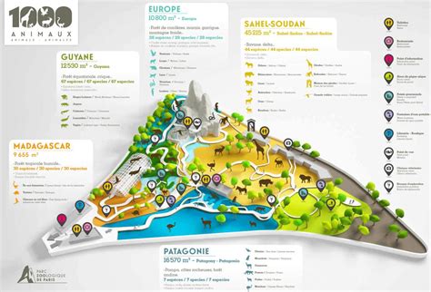 Plan Parc Zoologique De Paris Carte Parc Zoologique De Paris France