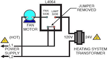 Do not defeat this switch. 24 Volt Thermostat Wiring Diagram
