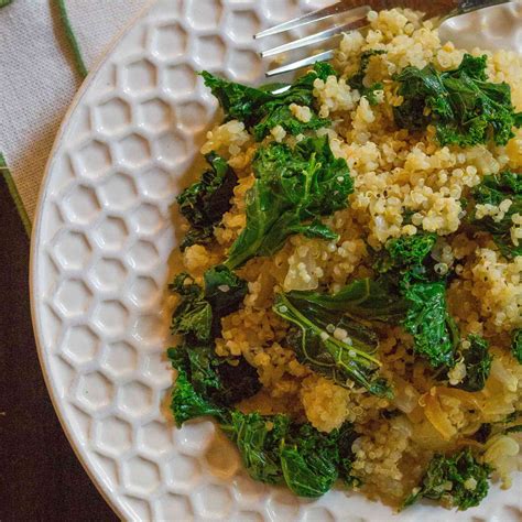 Quinoa With Sauteed Kale Recipe Emily Farris