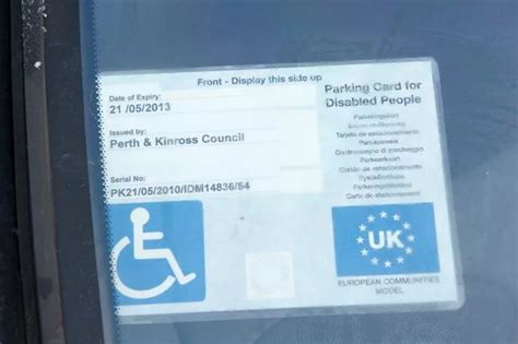 blue badge holders in perth and kinross can now receive badge in post after service user