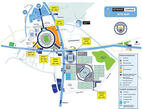 Etihad Stadium Parking Map