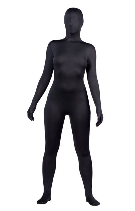 master series zentai full body spandex suit black ad688 black