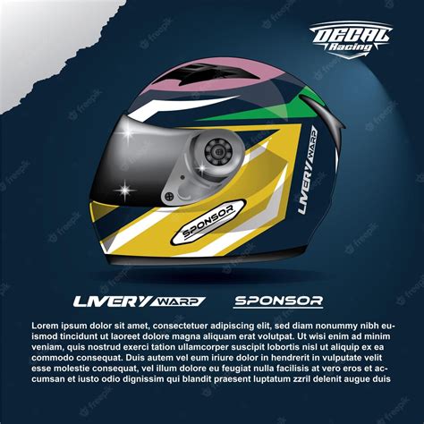 Premium Vector F1 Helmet 26