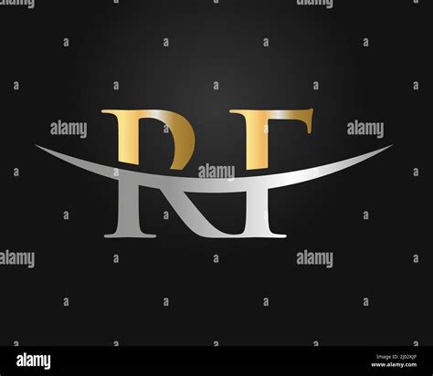 Initial Monogram Letter Rf Logo Design Vector Rf Logo Design Template
