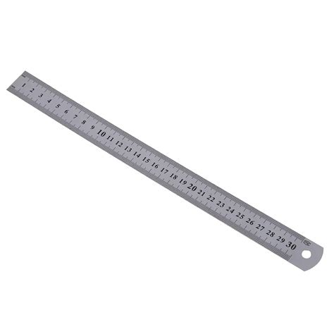 Stainless Steel Ruler Measure Metric Function 30cm 12inch In Rulers