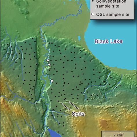 Extent Of Glacial Lake Algonquin In Northeastern Lower Michigan