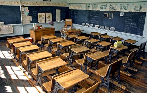 Old School Classroom Stock Photo Image Of Photograph 9660726