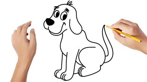 Desenho De Cachorro Como Desenhar Um Cachorro Simples E Facil