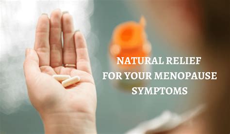Natural Ways To Relieve Your Menopause Symptoms