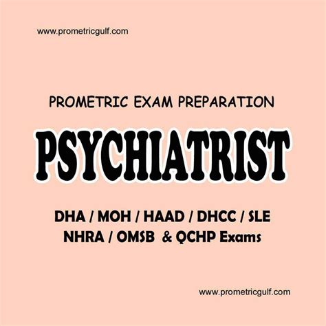 Psychiatrist Prometric Exam Preparation Mcqs 2023 Online Mock Exam