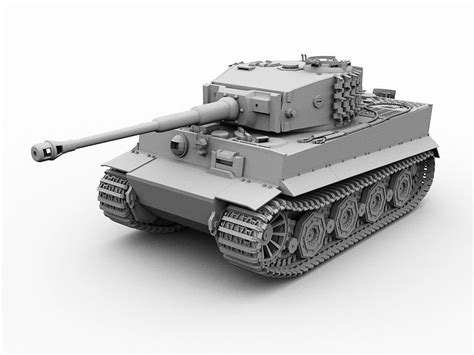 Tiger I Tank 3d Model Object Files Free Download Cadnav