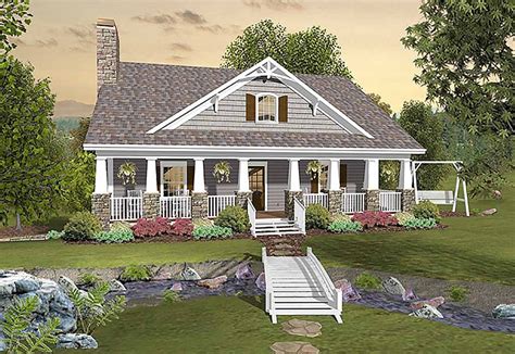 Country Craftsman With Matching Back Porches 20109ga Architectural