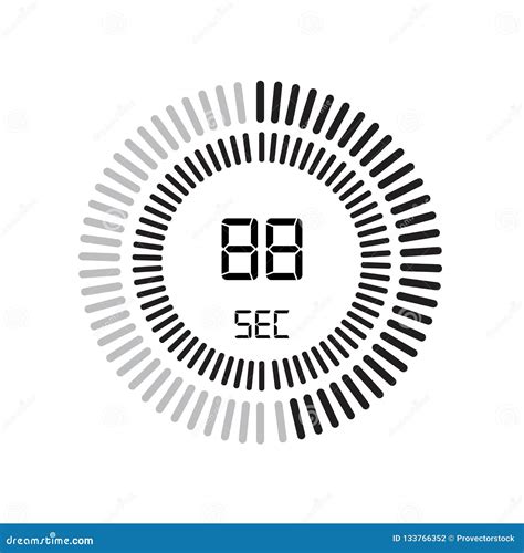 The 88 Seconds Icon Digital Timer Clock And Watch Timer Countdown