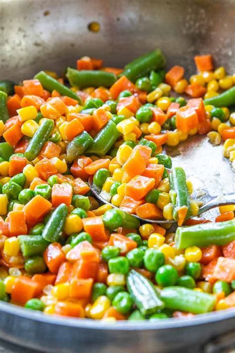 Frozen Mixed Vegetables Recipe Create Kids Club
