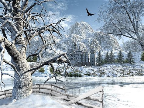 Beautiful Winter Scene Scenic Beutiful Gorgeous Winter Hd