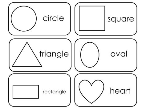 29 Printable 2d And 3d Shapes Flashcards Preschool 3rd Grade Etsy