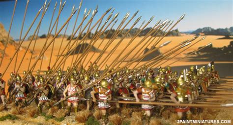 A short introduction to the macedonian phalanx, from conception to demise. 2PaintMiniatures-1/72 Scale Macedonian Phalanx