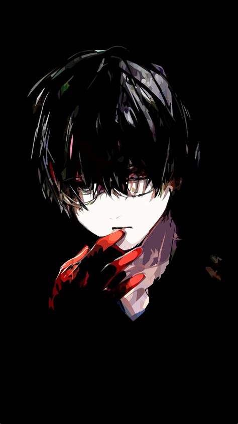 Tokyo Ghoul Anime Black Darkness Wallpaper For Android