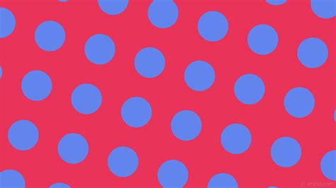 Spots Red Polka Dots Blue Hd Wallpaper Pxfuel