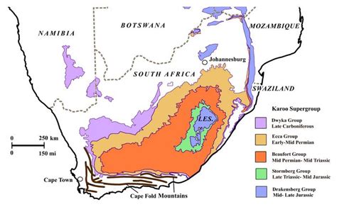 Karoo Basin Geology South Africa