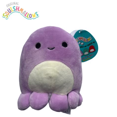 Kellytoy Squishmallow Sealife 5 Violet Purple Octopus Plush Toy Squishmallows For Sale Online Ebay