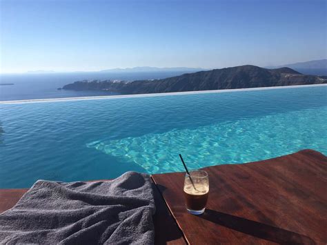 Infinity Pool With Infinite Views Of The Caldera Pleasure Knows No