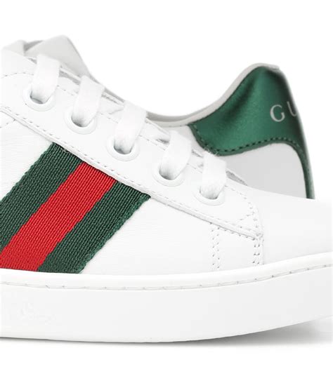 Ace Leather Sneakers Gucci Kids Mytheresa