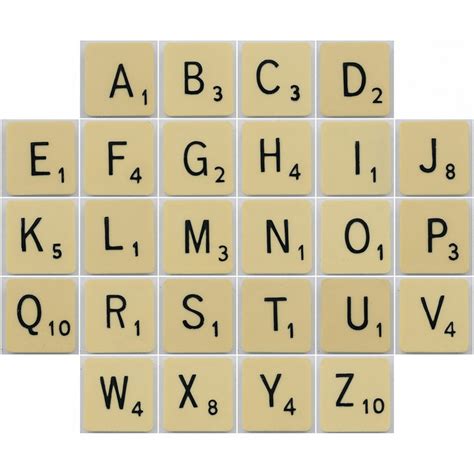 Scrabble Tile Letters A Photo On Flickriver
