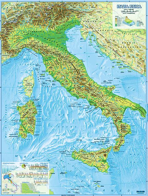 Cartina Geografica Italia Fisica Paravia Fine Eur Picclick It My XXX