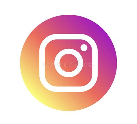Instagram Social Media Icon Vector Editorial Photography