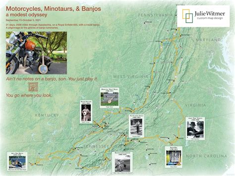 Map Of Motorcycle Tour In Southeast Usa In 2023 Tours Travel Adventure