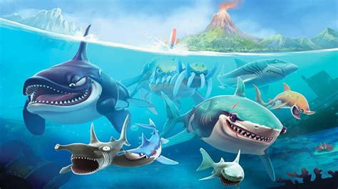 hungry shark world vs evolution all 64 sharks unlocked cosmic alan behemoth hack gems coins