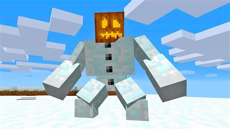 Nunca Invoques Este Golem Mutante De Nieve Minecraft Youtube