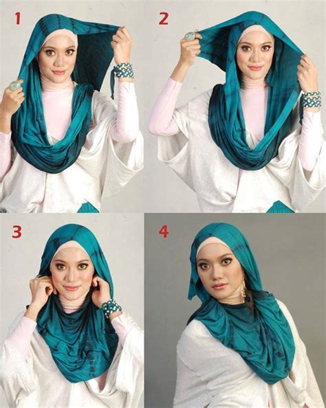 Five Easy And Simple Hijab Tutorials For Gorgeous Look Hijab Tutorial