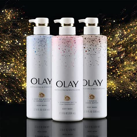 Olay Exfoliating And Revitalizing Body Wash With Himalayan Salt Pink