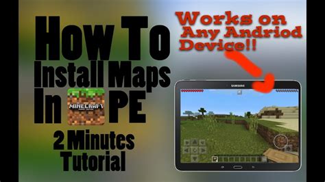 How To Install Custom Maps Inside Minecraft Pe In 2 Minutes Youtube