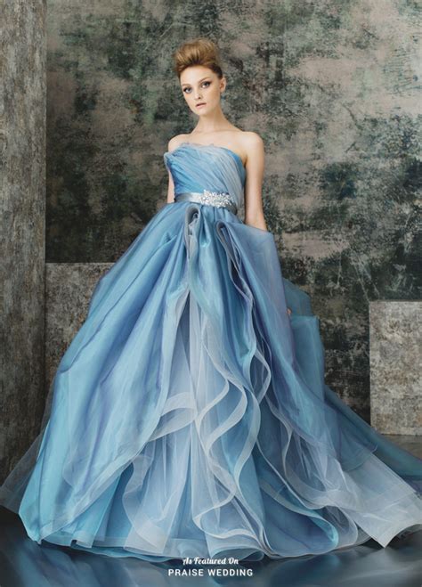 Our Jaws Are Dropping Over This Stunning Ocean Blue Gown Featuring