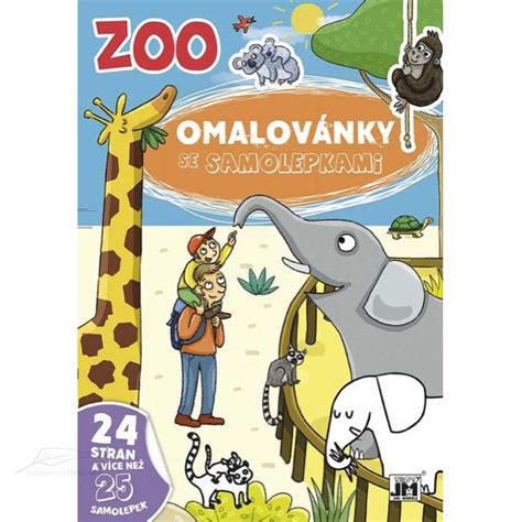 Pro Děti Omalovánky A4 Zoo Se Samolepkami