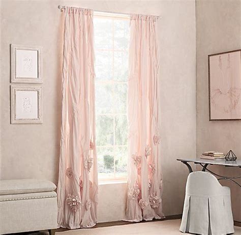 Im In Love With These Drapes From Rh Baby Washed Appliquéd Fleur