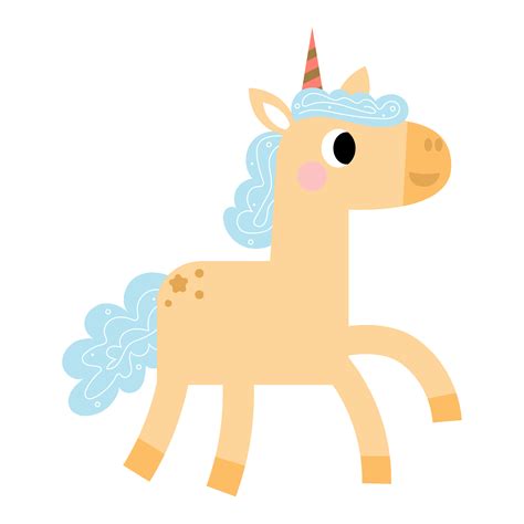 Cute Unicorns Pony Or Horse With Magical Png Clipart Unicorns