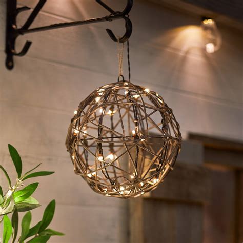 Hanging Rattan Ball Light By Lights4fun | notonthehighstreet.com