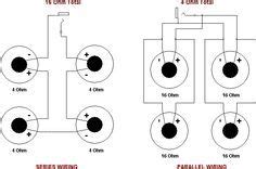 Having problems with wiring your subwoofers? Series & Parallel Wiring - 4 Speakers | Parallel wiring