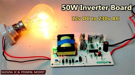 50w 12v Dc To 220v Ac Inverter Circuit Board Dc To Ac Converter