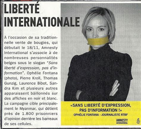 Amnesty Sans Liberté Dexpressionpas Dinformation