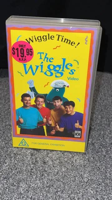 The Wiggles Wiggle Time Vhs Video 1993 Pal Original Wiggles Line Up £5