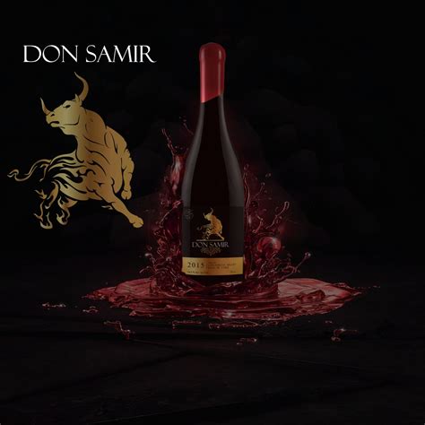 Linea De Vino Don Samir Publicidad China Etiqueta Label Wine Vino